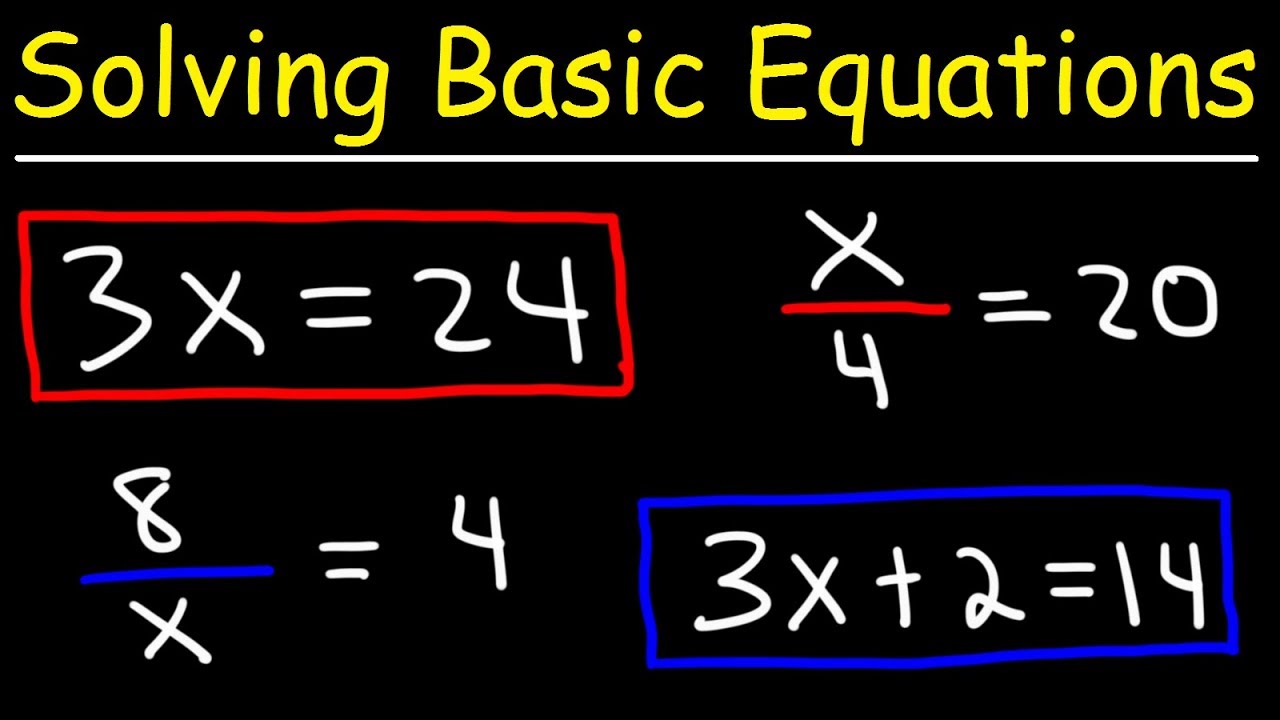 Can Excel Solve Algebraic Equations